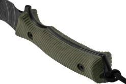 ANV Knives M311 SPELTER DLC Topo Elmax, Olive Micarta Handle, Black Kydex Sheath, Cuchillo De Supervivencia -Böker Ventas ANVM311 005 04 anv