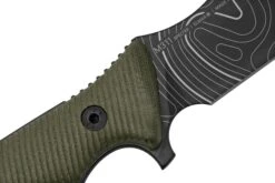 ANV Knives M311 SPELTER DLC Topo Elmax, Olive Micarta Handle, Black Kydex Sheath, Cuchillo De Supervivencia -Böker Ventas ANVM311 005 05 anv