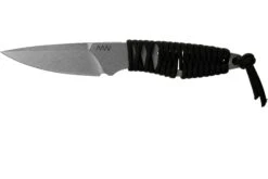 ANV P100 Sleipner, Black Paracord P100-002, Black Kydex Sheath, Cuchillo De Cuello