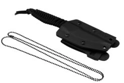 ANV Knives P100 Sleipner Cerakote, Black Paracord, P100-037, Black Kydex Sheath, Cuchillo De Cuello -Böker Ventas ANVP100 037 06 anv