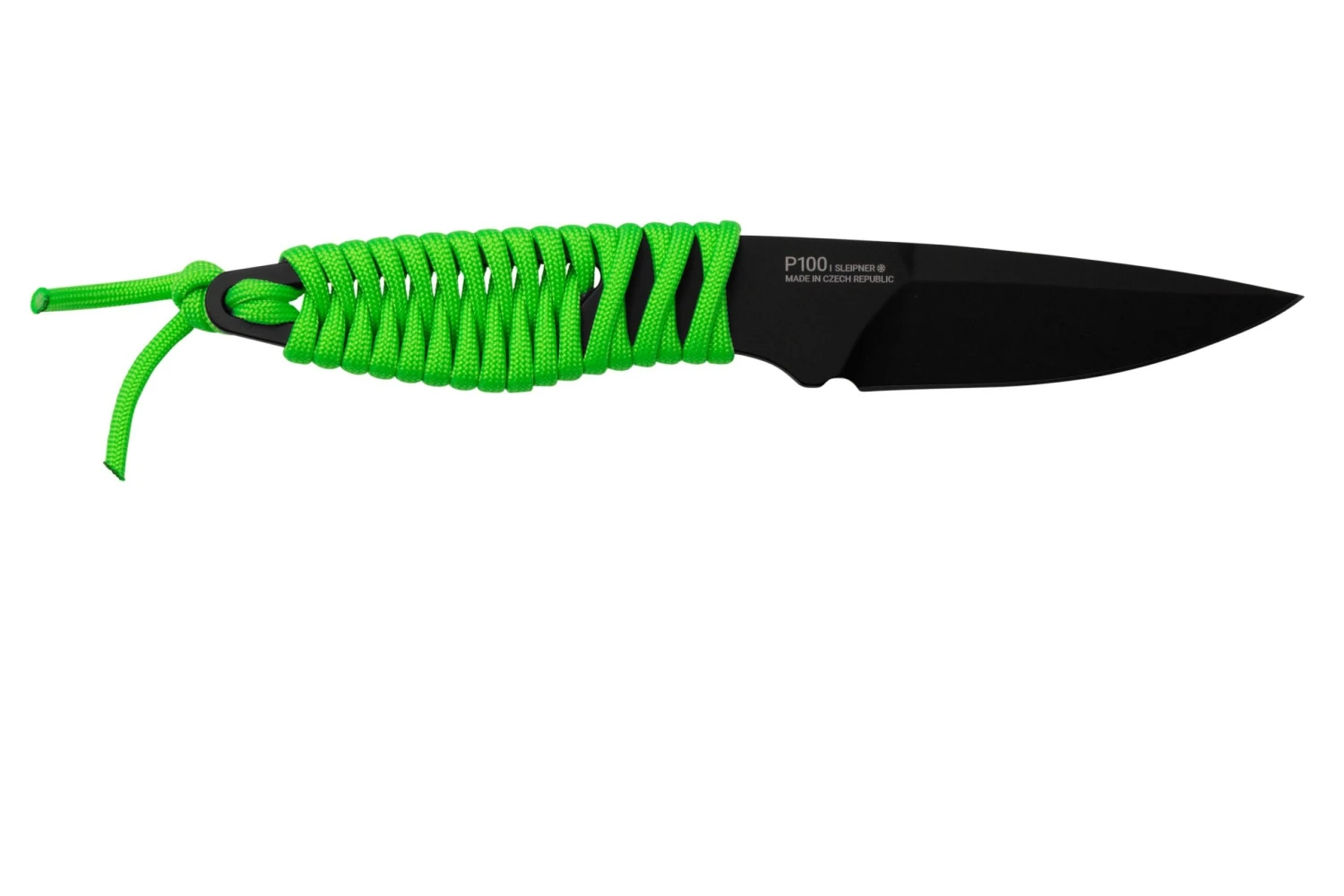 ANV Knives P100 Sleipner Cerakote, Neon Green Paracord, P100-043, Black Kydex Sheath, Cuchillo De Cuello 4 ANV Knives P100 Sleipner Cerakote, Neon Green Paracord, P100-043, Black Kydex Sheath, Cuchillo De Cuello - Imagen 2