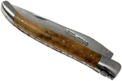 Laguiole En Aubrac 12cm De Madera De Teca Limado A Mano L0212LKH/FSB1 Navaja Laguiole -Böker Ventas AUL0212LKH FSB1 04 laguiole en aubrac