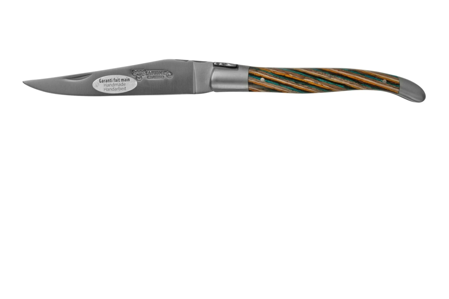 Laguiole En Aubrac Samba Brown L0212SAMIF Madera De Samba Marrón, Mate, 12 Cm 3 Laguiole En Aubrac Samba Brown L0212SAMIF Madera De Samba Marrón, Mate, 12 Cm