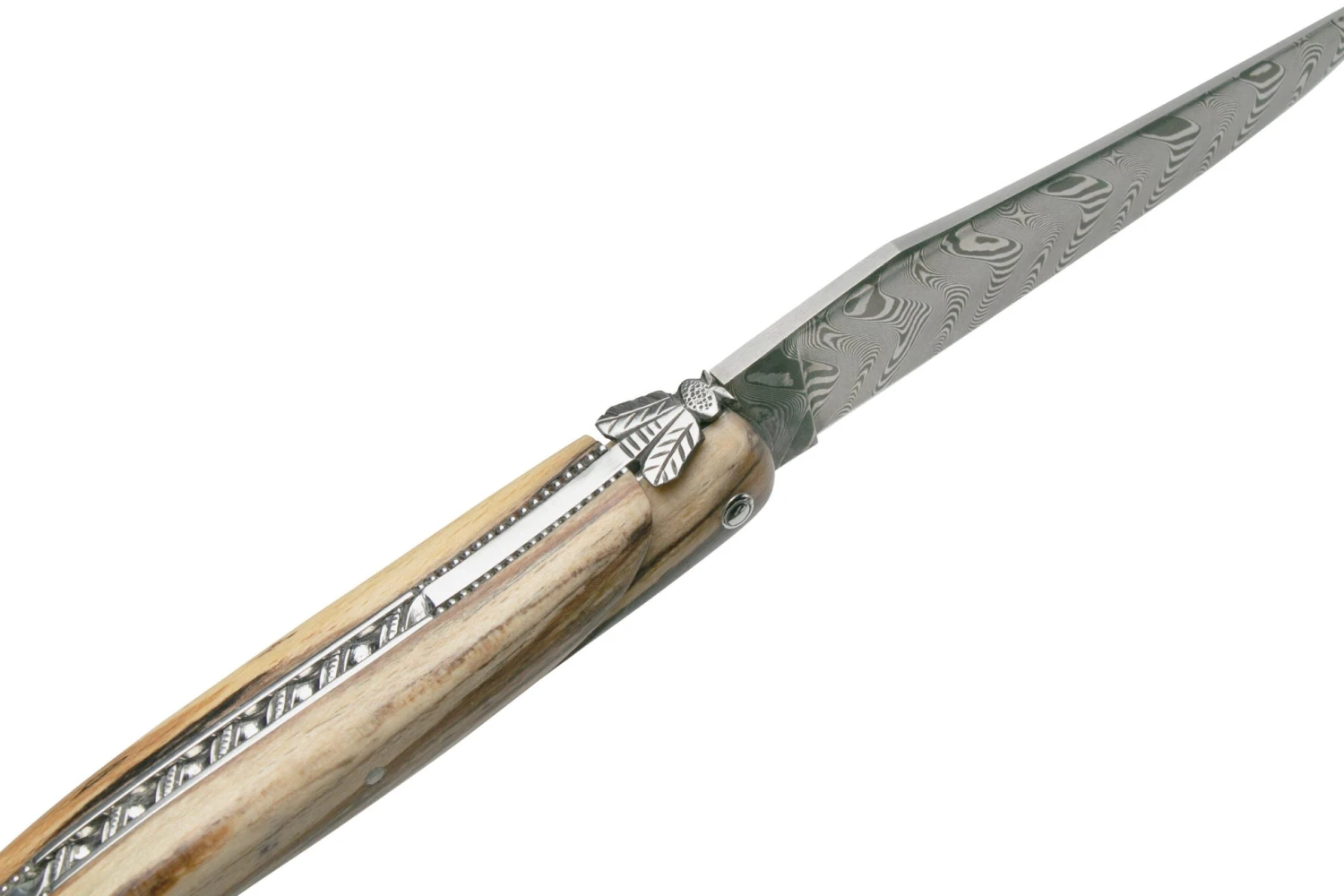 Laguiole En Aubrac Le Perlé 12 Cm L0512WA6J3DB Balbach Damast Full Handle Madera De Haya 8 Laguiole En Aubrac Le Perlé 12 Cm L0512WA6J3DB Balbach Damast Full Handle Madera De Haya - Imagen 6