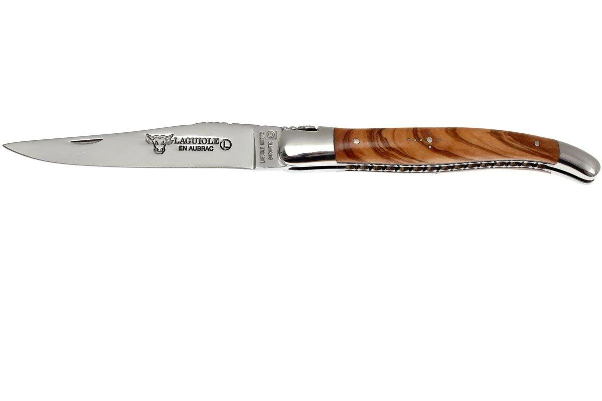 Laguiole En Aubrac 12cm Double Plates, Olive Burl Limado A Mano, L0712LLI-FSJ1 3 Laguiole En Aubrac 12cm Double Plates, Olive Burl Limado A Mano, L0712LLI-FSJ1