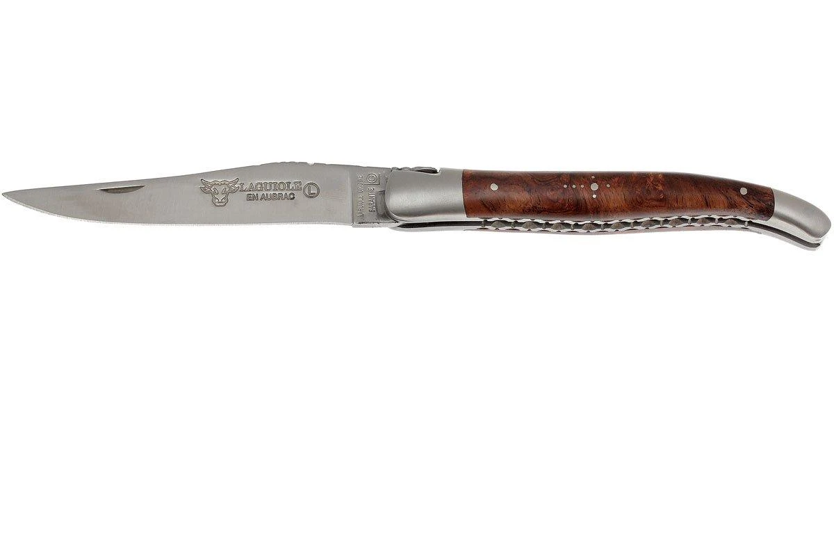 Laguiole En Aubrac 12cm Double Plates, Palissander Limado A Mano, L0712LPI-FSB1 3 Laguiole En Aubrac 12cm Double Plates, Palissander Limado A Mano, L0712LPI-FSB1