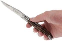 Laguiole En Aubrac 12cm Double Plates, Walnut Burl Limado A Mano, L0712LYI-FSB1 16 Laguiole En Aubrac 12cm Double Plates, Walnut Burl Limado A Mano, L0712LYI-FSB1 -Böker Ventas AUL0712LYI FSB1 07 laguiole en aubrac aul0712lyi fsb1 07