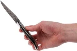 Laguiole En Aubrac 12 Cm Navaja Damascata, Full Handle Cuerno L0712PCI-FFI1 -Böker Ventas AUL0712PCI FFI1 08 laguiole en aubrac aul0712pci ffi1 08