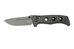 Benchmade 273GY-1 Sibert Mini Adamas Black G10, Tungsten Grey Navaja, Shane Sibert Design