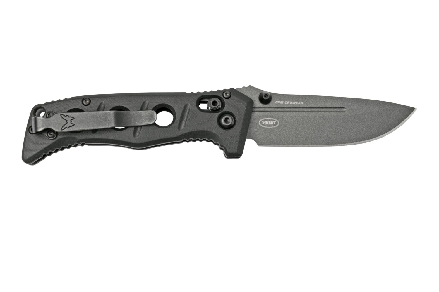Benchmade 273GY-1 Sibert Mini Adamas Black G10, Tungsten Grey Navaja, Shane Sibert Design 4 Benchmade 273GY-1 Sibert Mini Adamas Black G10, Tungsten Grey Navaja, Shane Sibert Design - Imagen 2