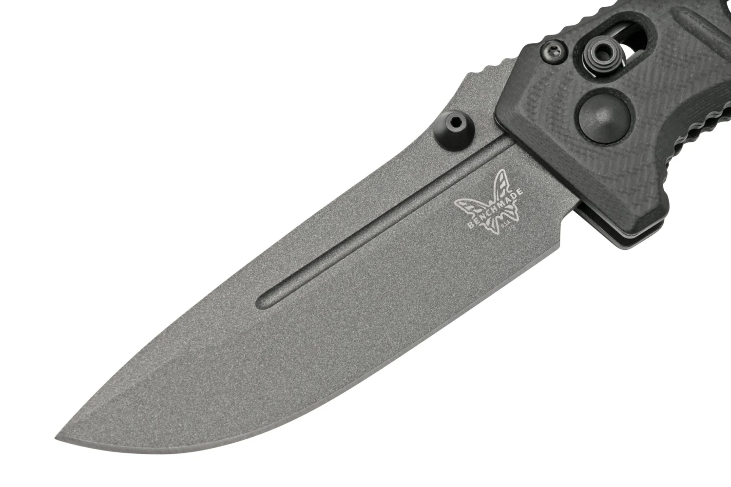 Benchmade 273GY-1 Sibert Mini Adamas Black G10, Tungsten Grey Navaja, Shane Sibert Design 5 Benchmade 273GY-1 Sibert Mini Adamas Black G10, Tungsten Grey Navaja, Shane Sibert Design - Imagen 3