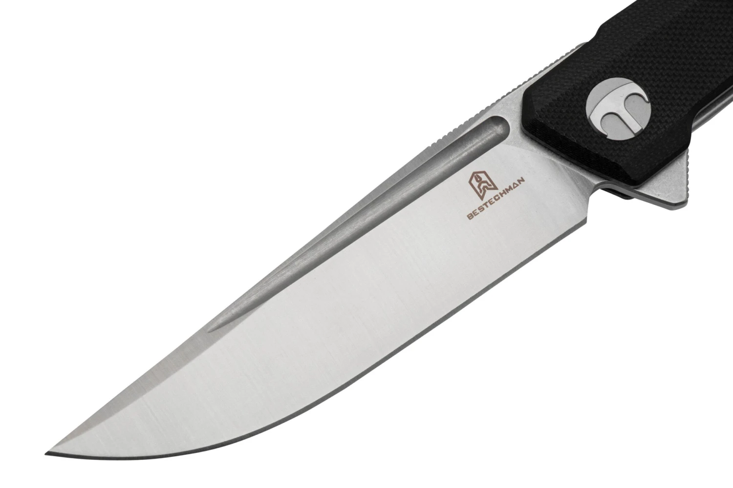 Bestechman Dundee BMK01A Black G10, Satin D2, Navaja, Diseño De Ostap Hel 5 Bestechman Dundee BMK01A Black G10, Satin D2, Navaja, Diseño De Ostap Hel - Imagen 3