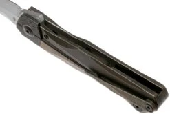 Bestech Thyra BT2106B Bronze Stonewashed Titanium, Carbon Fibre Bolster, Satin Navaja, Diseño Kombou -Böker Ventas BHBT2106B 05 bestech