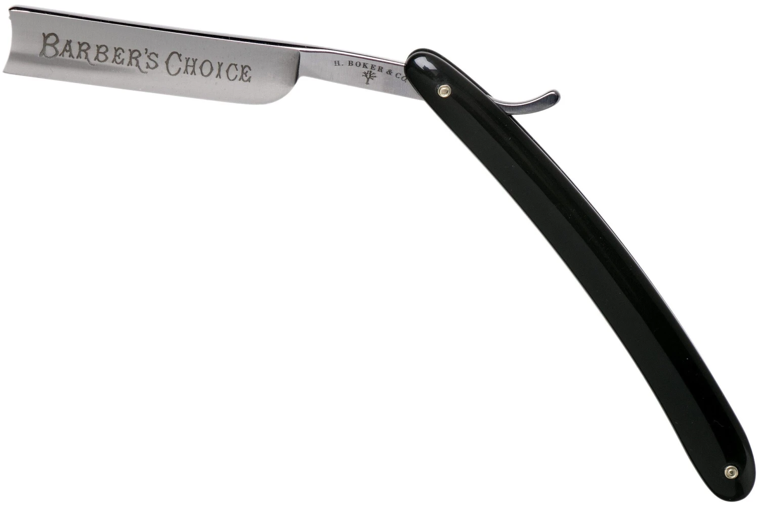 Böker Manufaktur Barber’s Choice, Black Synthetic 140222 Navaja De Afeitar 3 Böker Manufaktur Barber’s Choice, Black Synthetic 140222 Navaja De Afeitar