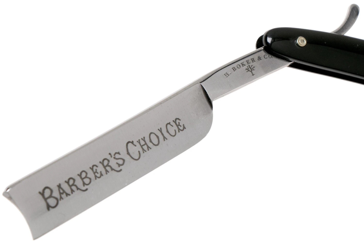 Böker Manufaktur Barber’s Choice, Black Synthetic 140222 Navaja De Afeitar 5 Böker Manufaktur Barber’s Choice, Black Synthetic 140222 Navaja De Afeitar - Imagen 3
