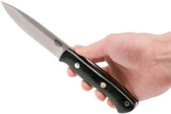 Bark River Aurora 3V, Black Canvas Micarta Cuchillo Bushcraft -Böker Ventas BRK06 122 3VBLC 07 bark river brk06 122 3vblc 07