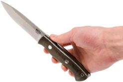 Bark River Aurora 3V, Green Canvas Micarta Cuchillo Bushcraft -Böker Ventas BRK06 122 3VGRC 07 bark river brk06 122 3vgrc 07