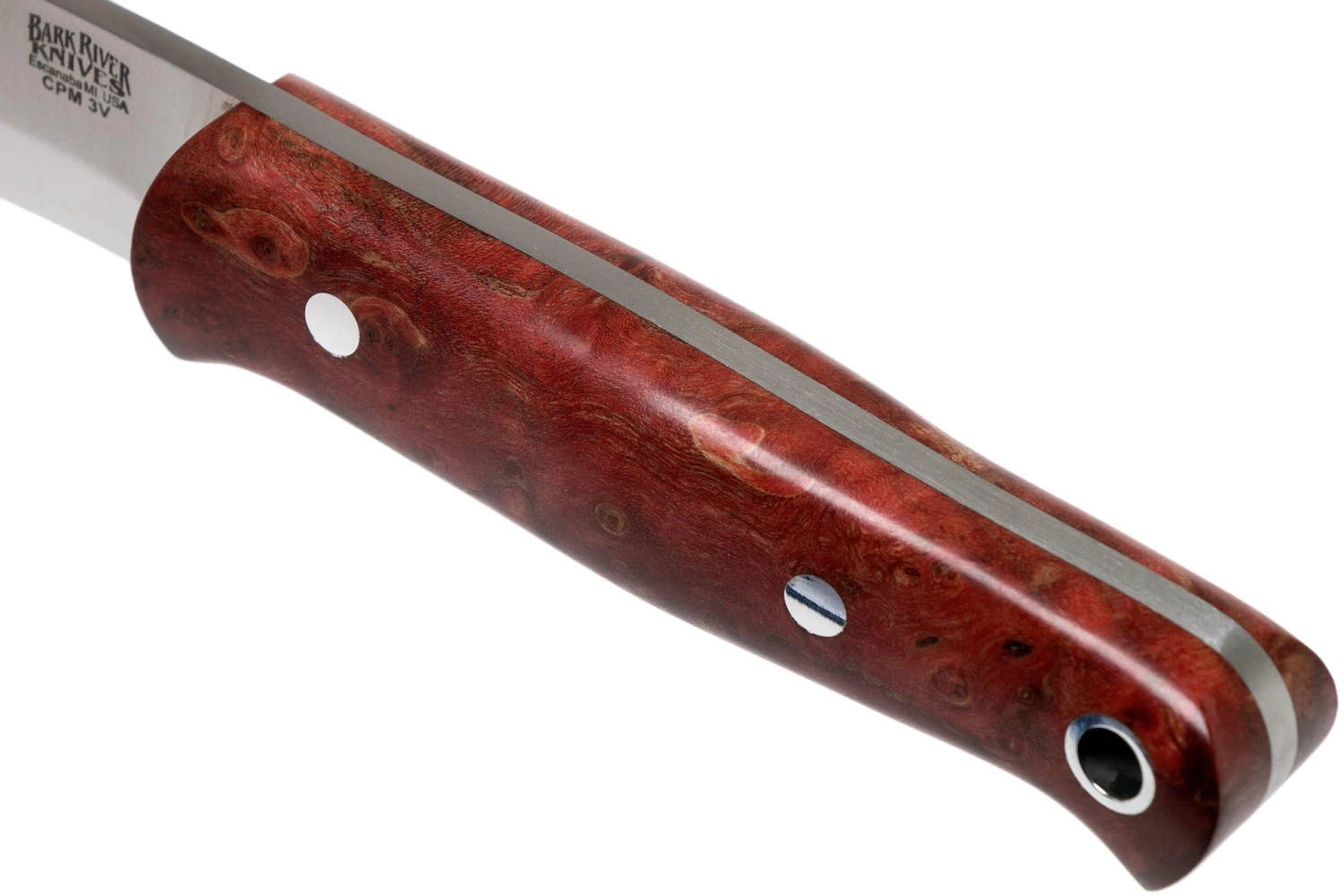 Bark River Bushcrafter II CPM 3V, Hellfire Maple Burl 7 Bark River Bushcrafter II CPM 3V, Hellfire Maple Burl - Imagen 5