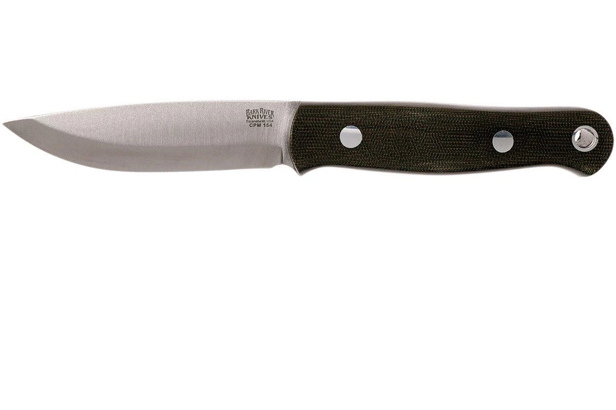 Bark River Bushcrafter I CPM 154, Green Canvas Micarta 3 Bark River Bushcrafter I CPM 154, Green Canvas Micarta
