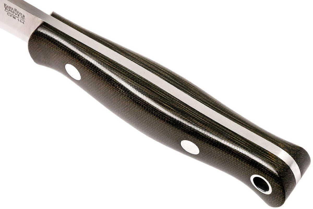 Bark River Bushcrafter I CPM 154, Green Canvas Micarta 7 Bark River Bushcrafter I CPM 154, Green Canvas Micarta - Imagen 5