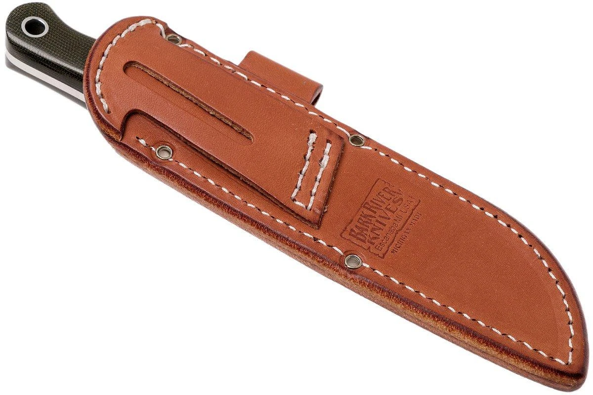 Bark River Bushcrafter I CPM 154, Green Canvas Micarta 10 Bark River Bushcrafter I CPM 154, Green Canvas Micarta - Imagen 8