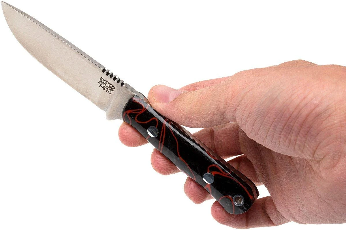 Bark River Bravo Necker II CPM 154CM, Lava Flow Kirinite, Black Sheath 8 Bark River Bravo Necker II CPM 154CM, Lava Flow Kirinite, Black Sheath - Imagen 6