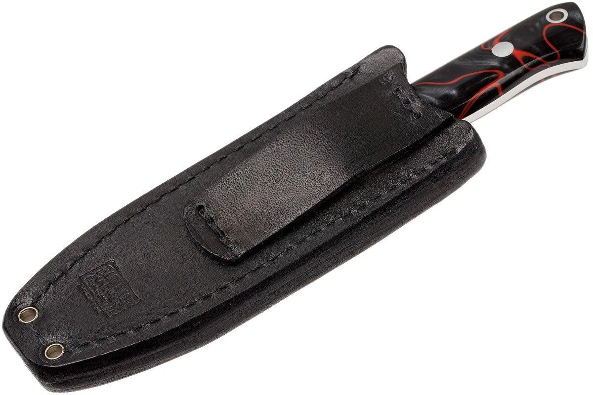 Bark River Bravo Necker II CPM 154CM, Lava Flow Kirinite, Black Sheath 10 Bark River Bravo Necker II CPM 154CM, Lava Flow Kirinite, Black Sheath - Imagen 8