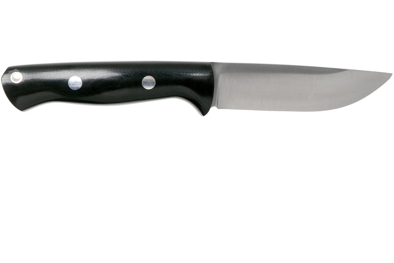 Bark River Bravo 1 A2, Black Canvas Micarta Rampless Cuchillo De Exterior 4 Bark River Bravo 1 A2, Black Canvas Micarta Rampless Cuchillo De Exterior - Imagen 2