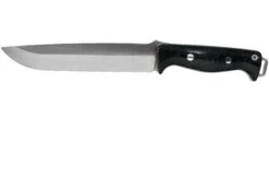 Bark River Bravo 2 CPM 3V, Black Canvas Micarta Cuchillo De Exterior