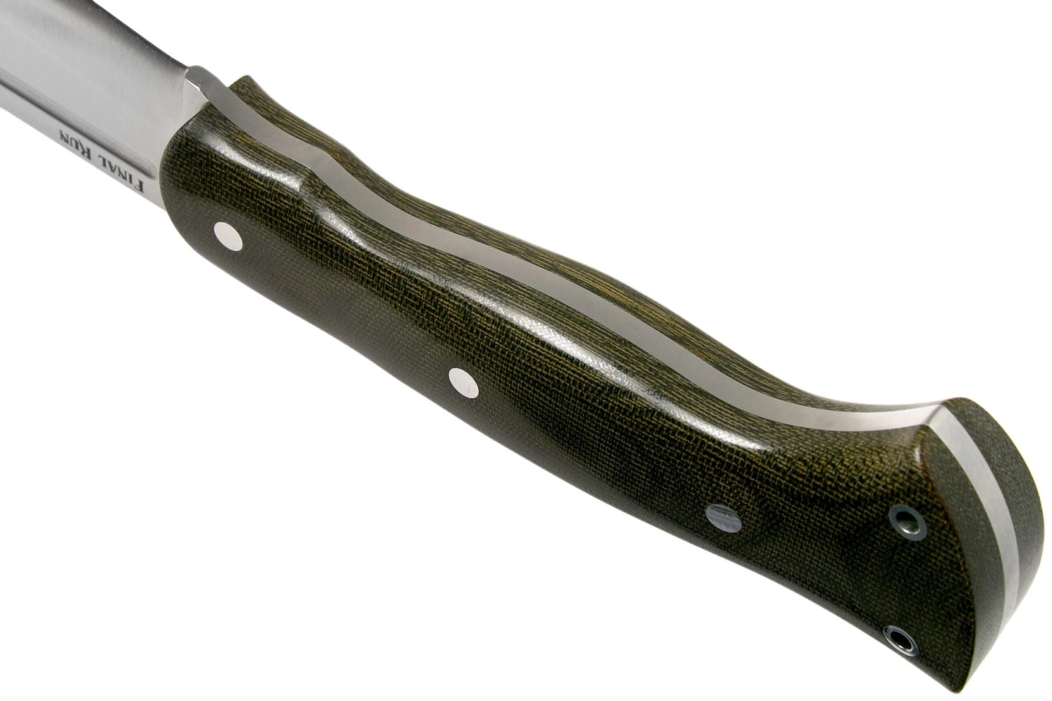 Bark River JX5 Vengeful 1 CPM 3V Green Canvas Micarta Machete 6 Bark River JX5 Vengeful 1 CPM 3V Green Canvas Micarta Machete - Imagen 4