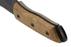 BeaverCraft BSH4 Carbon Steel Bushcraft Knife, Walnut Handle With Leather Sheath -Böker Ventas BVBSH4 04 beavercraft