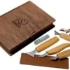 BeaverCraft Geometric Wood Carving Set S05 Juego De Talla De Madera Con Libro De Almacenamiento De Madera 1 BeaverCraft Geometric Wood Carving Set S05 Juego De Talla De Madera Con Libro De Almacenamiento De Madera -Böker Ventas BVS05BOOK 01 beavercraft