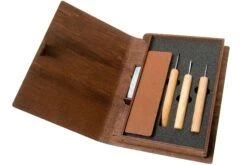 BeaverCraft Geometric Wood Carving Set S05 Juego De Talla De Madera Con Libro De Almacenamiento De Madera -Böker Ventas BVS05BOOK 03 beavercraft