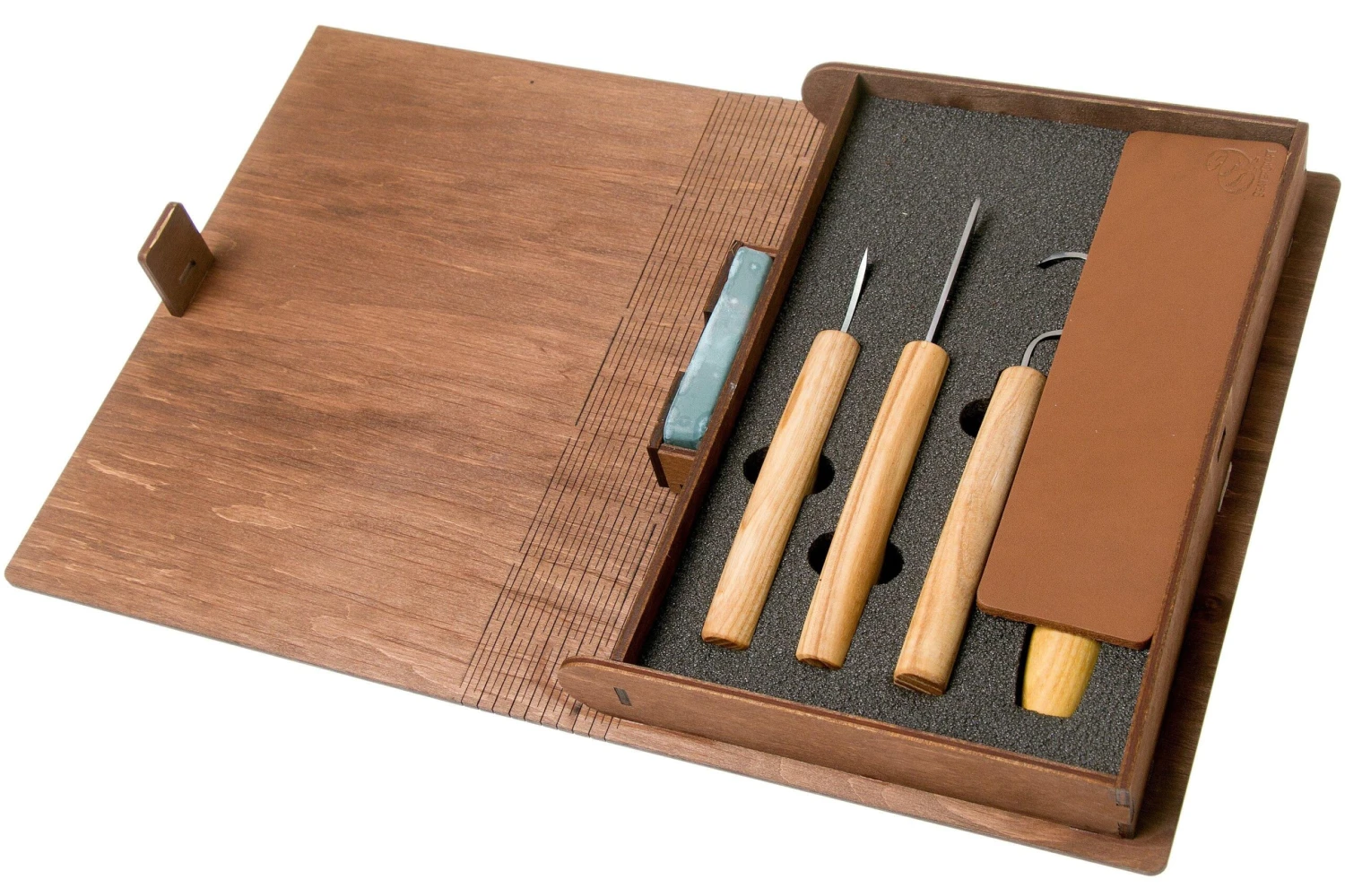 BeaverCraft Spoon Carving Set De 4 S19 Libro, Juego De Tallado De Madera Con Libro De Almacenamiento De Madera 4 BeaverCraft Spoon Carving Set De 4 S19 Libro, Juego De Tallado De Madera Con Libro De Almacenamiento De Madera - Imagen 2