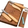 BeaverCraft Professional Spoon And Kuksa Carving Set S43 Libro, Juego De Tallado De Madera Con Libro De Almacenamiento De Madera -Böker Ventas BVS43BOOK 01 beavercraft