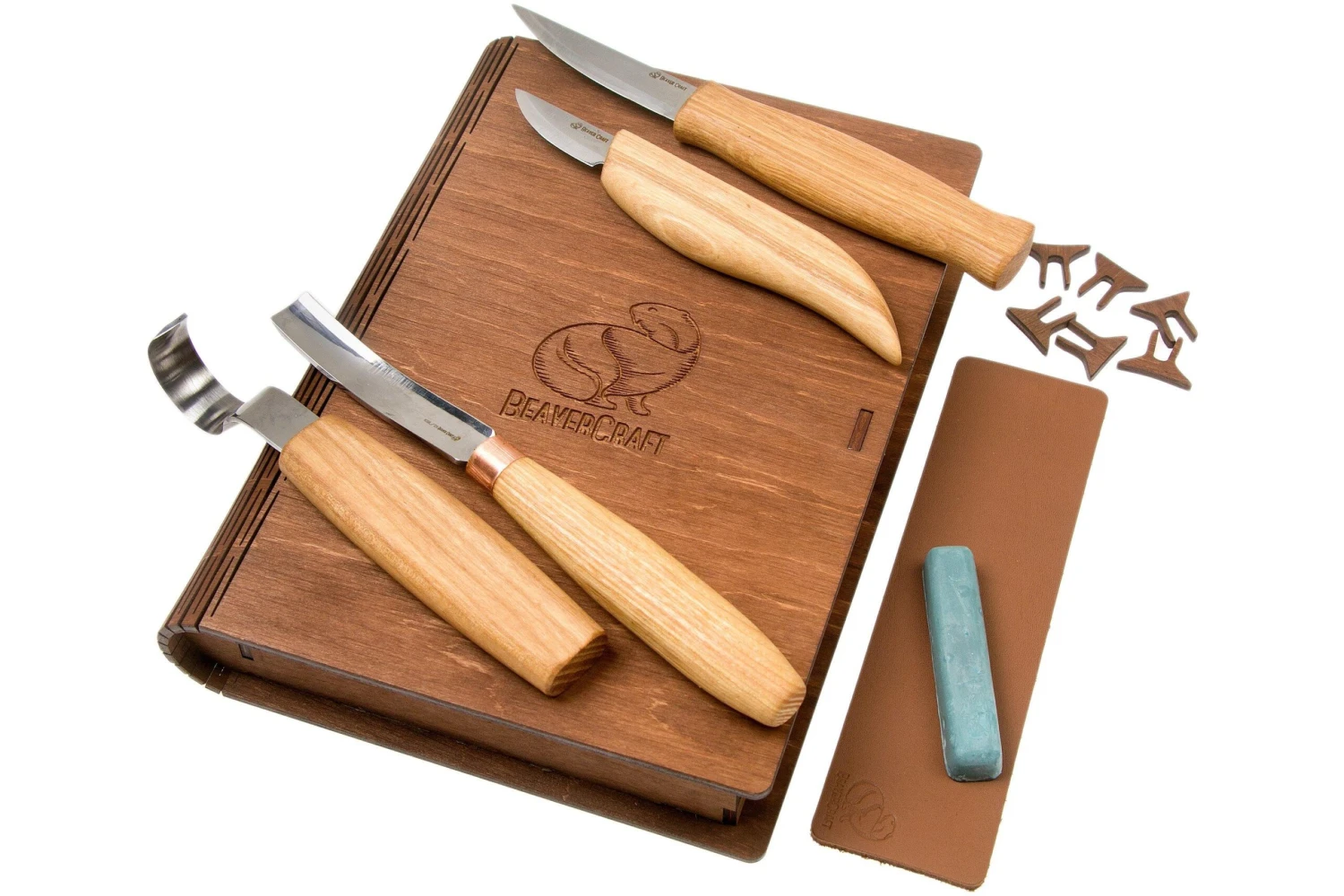 BeaverCraft Professional Spoon And Kuksa Carving Set S43 Libro, Juego De Tallado De Madera Con Libro De Almacenamiento De Madera 3 BeaverCraft Professional Spoon And Kuksa Carving Set S43 Libro, Juego De Tallado De Madera Con Libro De Almacenamiento De Madera