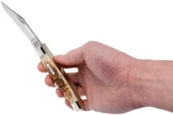 Case Large Stockman Amber Jigged Bone, 00204, 6375 CV Navaja -Böker Ventas CE204 10 case ce204 10