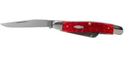 Case Medium Stockman Dark Red Bone, Peach Seed Jig, 31951, 6318 CV Navaja -Böker Ventas CE31951 03 case