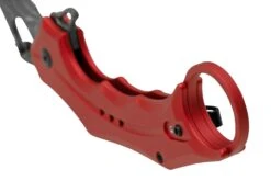 Civivi Incisor II C16016B-DS1 Red Aluminium, Damascus Hawkbill Navaja Karambit -Böker Ventas CIC16016B DS1 04 civivi