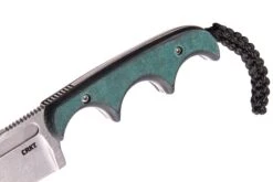 CRKT Minimalist Spear Point, Green Black, Cuchillo De Cuello, Diseño Alan Folts -Böker Ventas CK 2396 04 crkt
