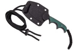 CRKT Minimalist Spear Point, Green Black, Cuchillo De Cuello, Diseño Alan Folts -Böker Ventas CK 2396 06 crkt