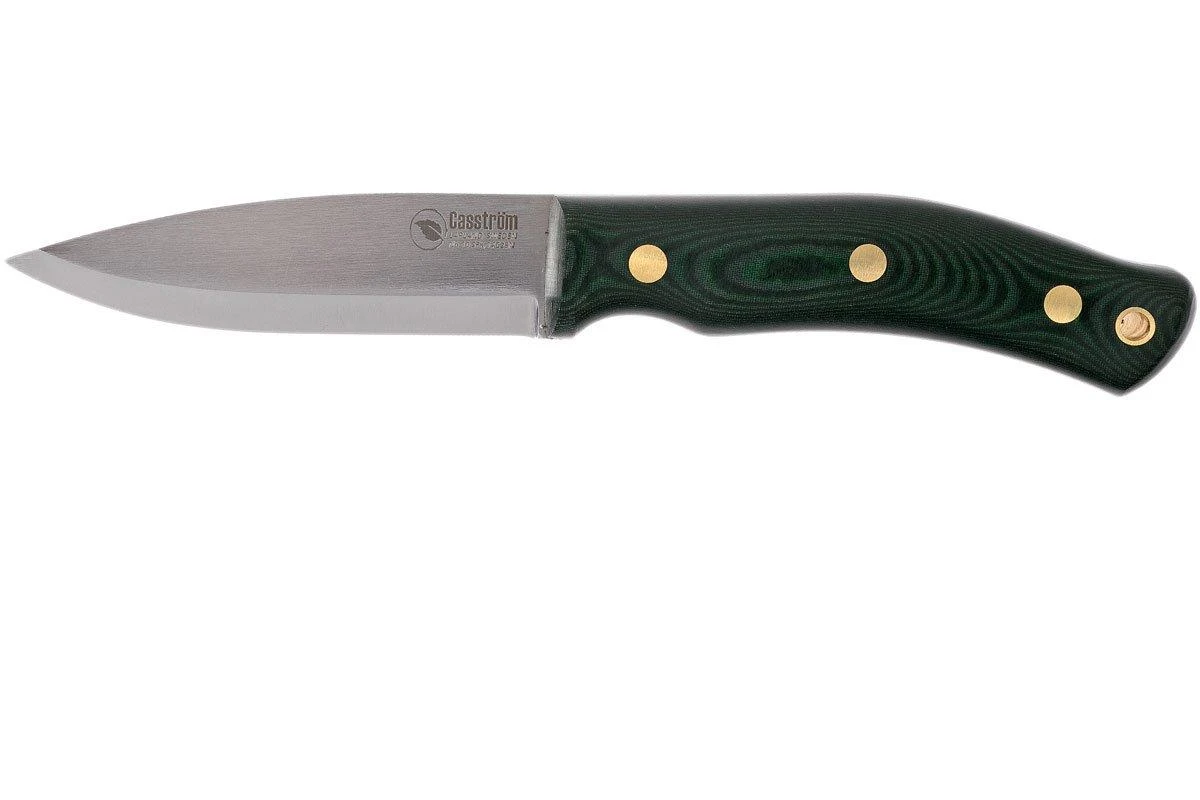 Casström No. 10 Swedish Forest Knife Green Micarta, 14C28N Scandi Grind 13107 3 Casström No. 10 Swedish Forest Knife Green Micarta, 14C28N Scandi Grind 13107