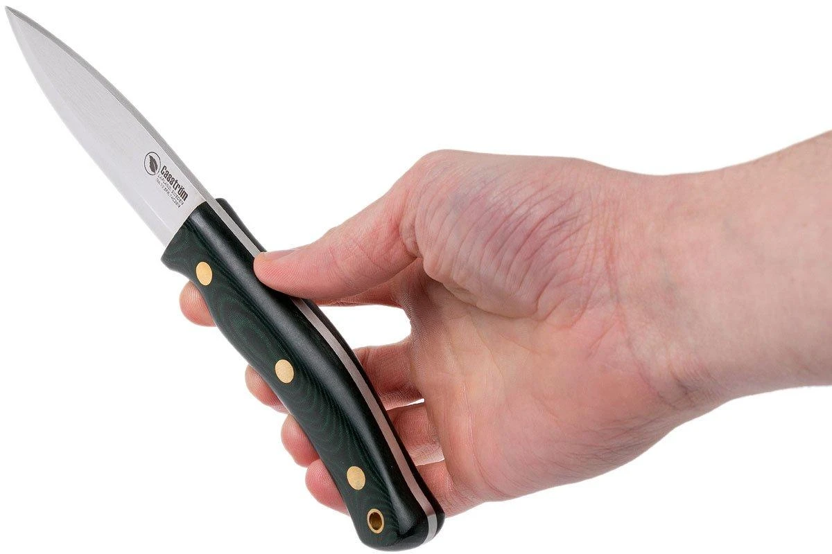 Casström No. 10 Swedish Forest Knife Green Micarta, 14C28N Scandi Grind 13107 8 Casström No. 10 Swedish Forest Knife Green Micarta, 14C28N Scandi Grind 13107 - Imagen 6
