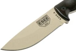 ESEE Model 5 Desert Tan Blade 3D Blood-Black G10 Cuchillo De Supervivencia 5PDT-004 Funda De Kydex + Clip Plate -Böker Ventas EE 5PDT 004 03 esee knives