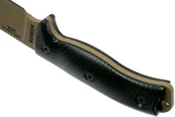 ESEE Model 6 Dark Earth Blade 3D Black G10 Cuchillo De Supervivencia 6PDE-001 Funda Negra + Clip Plate -Böker Ventas EE 6PDE 001 04 esee knives