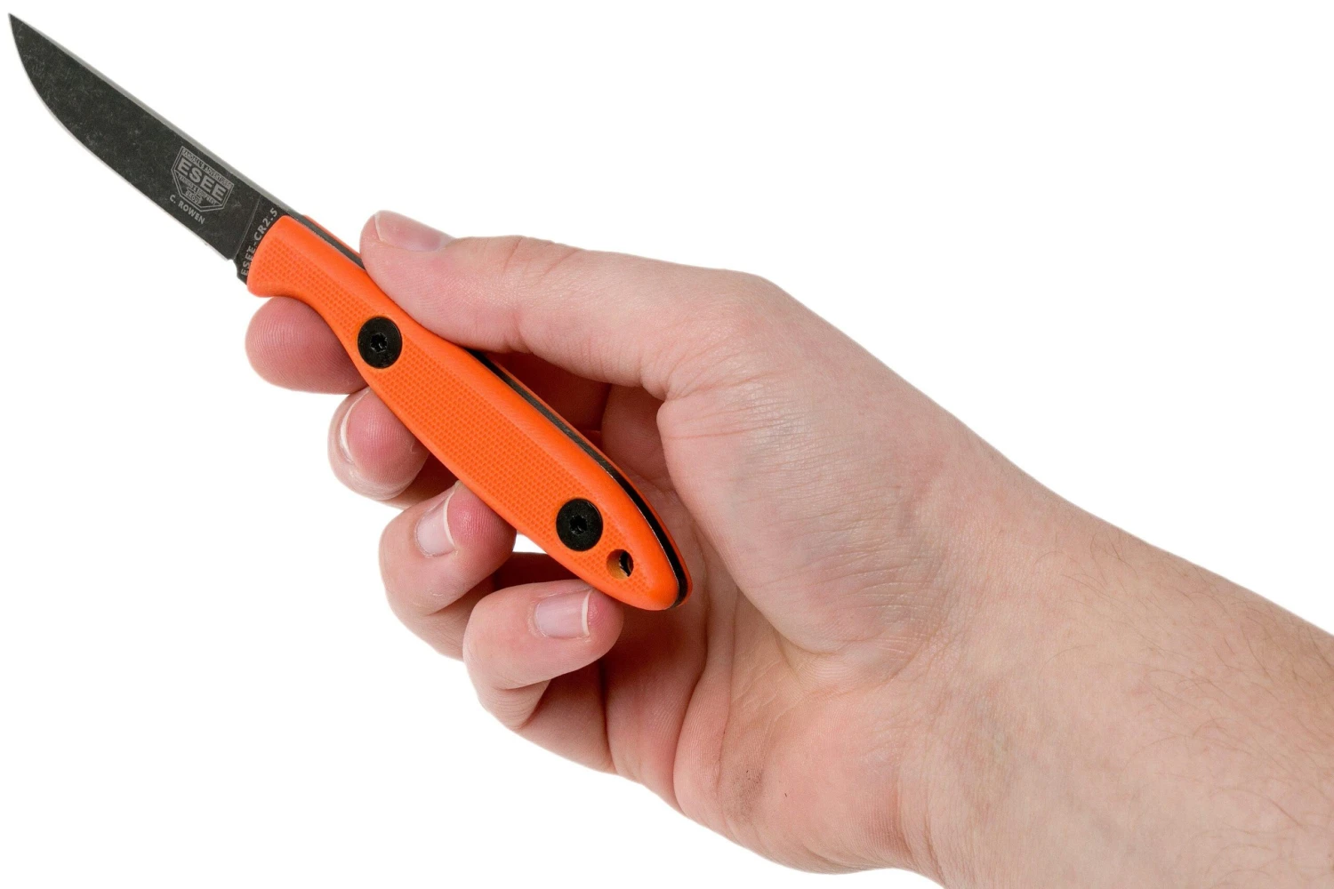 ESEE Camp-Lore CR 2.5 Orange, Black Oxide Coating Cuchillo Fijo, Cody Rowen Design 8 ESEE Camp-Lore CR 2.5 Orange, Black Oxide Coating Cuchillo Fijo, Cody Rowen Design - Imagen 6