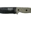 ESEE Model 5 Serrated Black Blade 5S Cuchillo De Supervivencia Con Funda Kydex + Clip De Cinturón