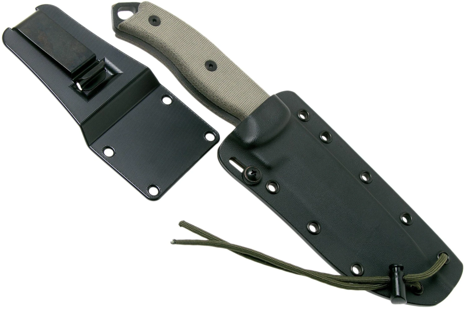 ESEE Model 5 Serrated Black Blade 5S Cuchillo De Supervivencia Con Funda Kydex + Clip De Cinturón 8 ESEE Model 5 Serrated Black Blade 5S Cuchillo De Supervivencia Con Funda Kydex + Clip De Cinturón - Imagen 6