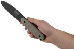 ESEE Laser Strike Tactical Gunsmoke LS-PTG Cuchillo De Supervivencia Con Funda Kydex + Clip De Cinturón -Böker Ventas EE ESEE LS PTG 07 esee knives