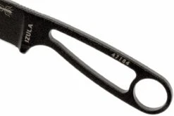 ESEE Izula Black IZULA-B Cuchillo De Cuello Con Funda Negra + Clip De Cinturón -Böker Ventas EE IZULA B 05 esee knives izula black ee izula b d3
